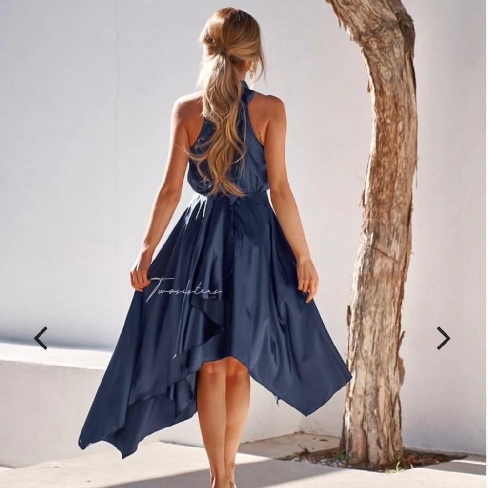 New Twosisters The Label  KATHLEEN DRESS - NAVY